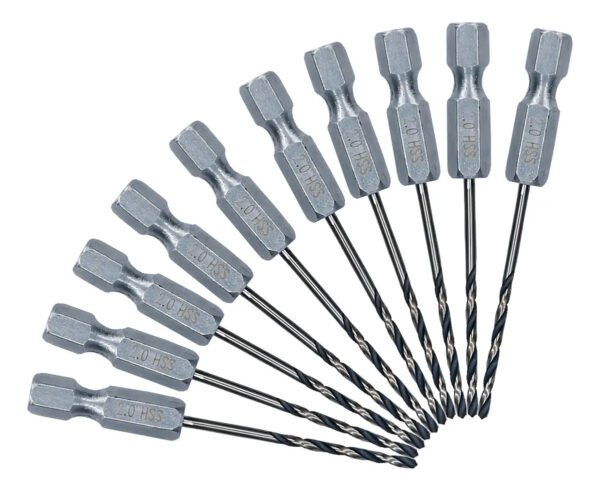 Juego De Mechas Acero Rapido Bosch Metal 2mm X 10 Unid Hexag