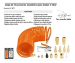 Set Kit Acoples Rápidos Y Manguera P/ Compresor Truper 19094 - Imagen 3