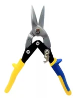 Tijera De Aviacion 10 Pulgadas Corta Chapa Corte Recto Negro/azul/amarillo