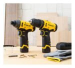 Taladro Atornillador Perc + Atornillador Impacto 12v Stanley Amarillo - Imagen 4