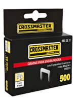Grapa Recta 6 X 10.6 Mm Grampas Crossmaster X 500 U 9932331 Plateado