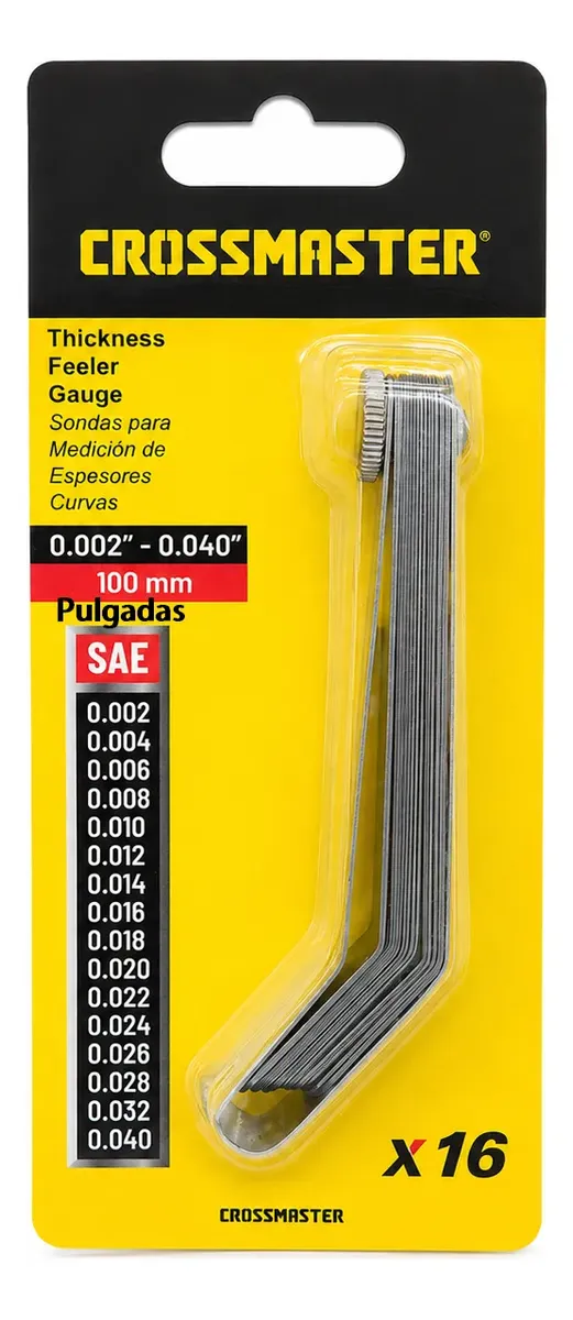 Juego Sondas Galgas Grabadas Crossmaster 9936538