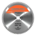 Disco Ingletadora Madera 72 Dientes 305mm Hamilton Ss3072 Plateado