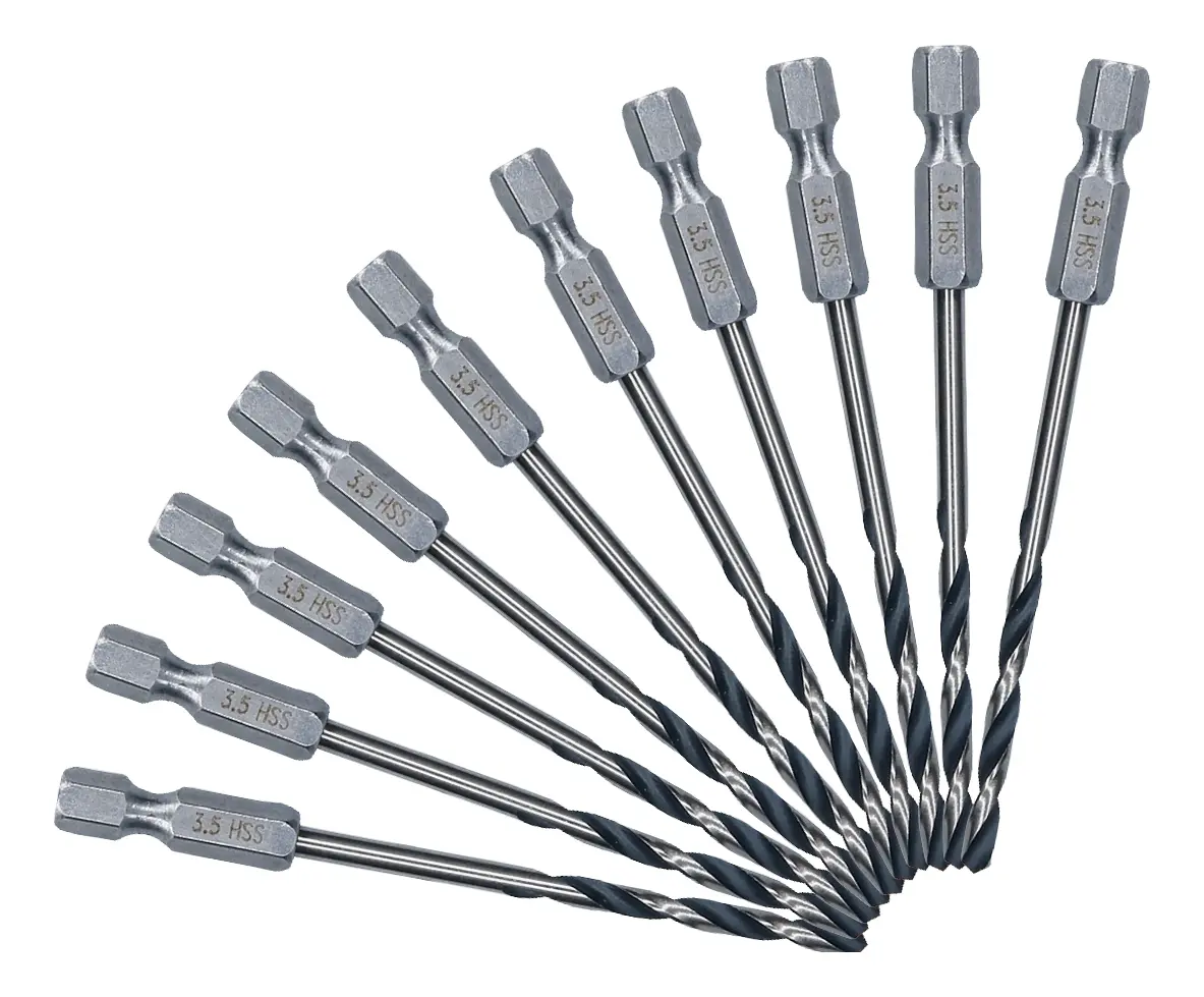 Brocas Mechas Hss Metal Madera Ø 3.5 Mm Bosch Hexag X 10 Uds Brocas Mechas Hss Metal Madera Ø 3.5 Mm Bosch Hexag X 10 Uds - Imagen 1