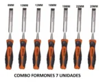 Formón Para Madera Hamilton 7pcs Juego 8-10-12-16-19-22-25mm - Imagen 2