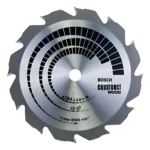 Disco Sierra Circular Bosch Construct Wood 7 1/4 184 Mm 12d Gris