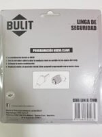 Linga De Seguridad Con Combinación Bulit Ideal Moto Bici Negro - Imagen 4