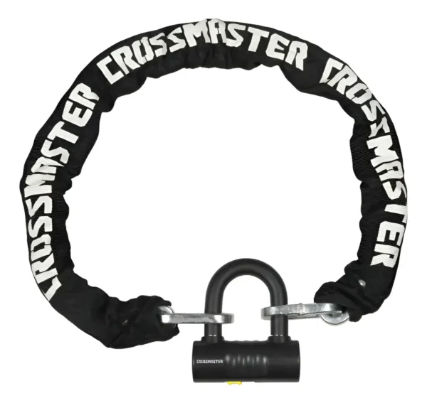 Cadena Acero Con Candado 10 Mm X 1.2 Mt Crossmaster 9933430 Negro