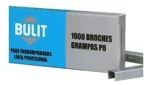 Broches Grampas Bulit P8 8mm Para Engrampadora X 1000 Unid