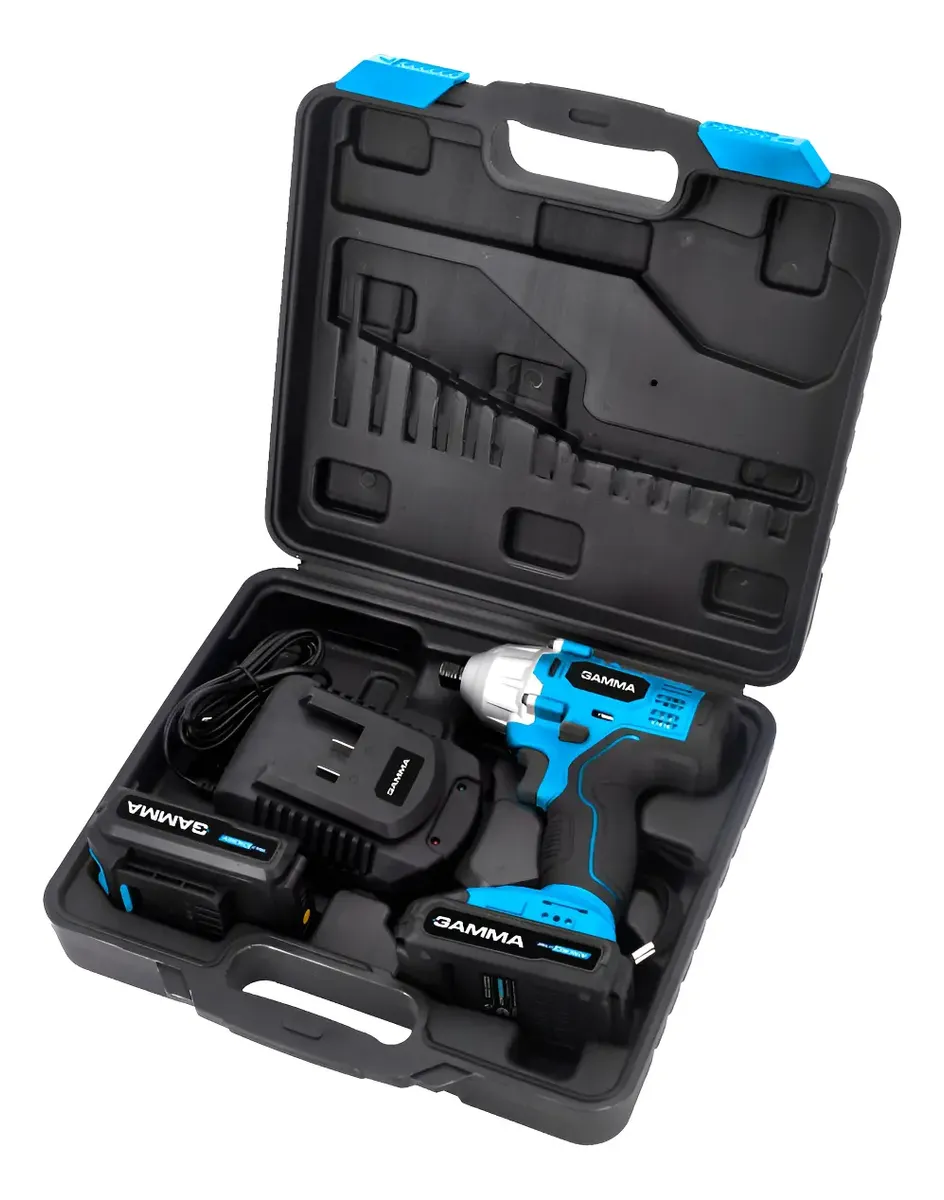 Atornillador Impacto Gamma Brushless Bat 20v Enc 1/4 G12427k Azul 50 Mhz Atornillador Impacto Gamma Brushless Bat 20v Enc 1/4 G12427k Azul 50 Mhz - Imagen 1