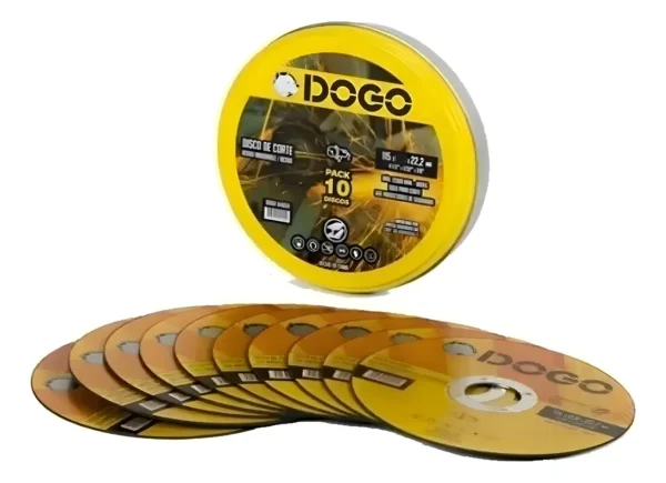 Disco Corte Metal / Inox Amoladora Ac. Dogo 115 X 1,6 Mm X10