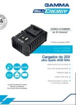 Combo Bateria Gamma 20 Volt 4 Ah Litio 20v X 2 + Cargador - Imagen 3