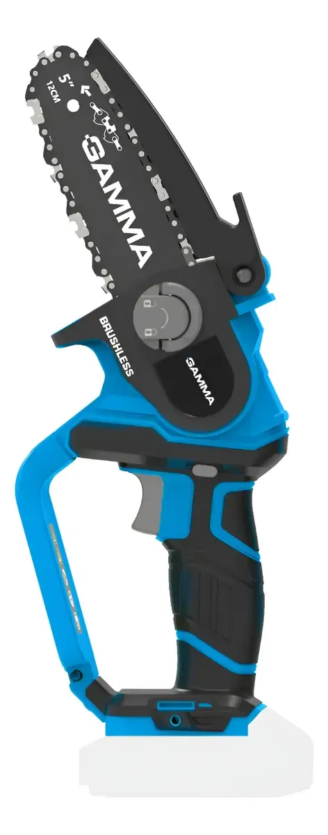 Mini Motosierra A Batería 20v Inalámbrica Gamma G12420ar Celeste