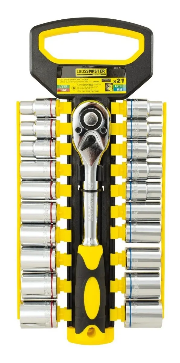 Set Juego Tubos Bocallaves 1/2 Crossmaster 21 Piezas 9946870