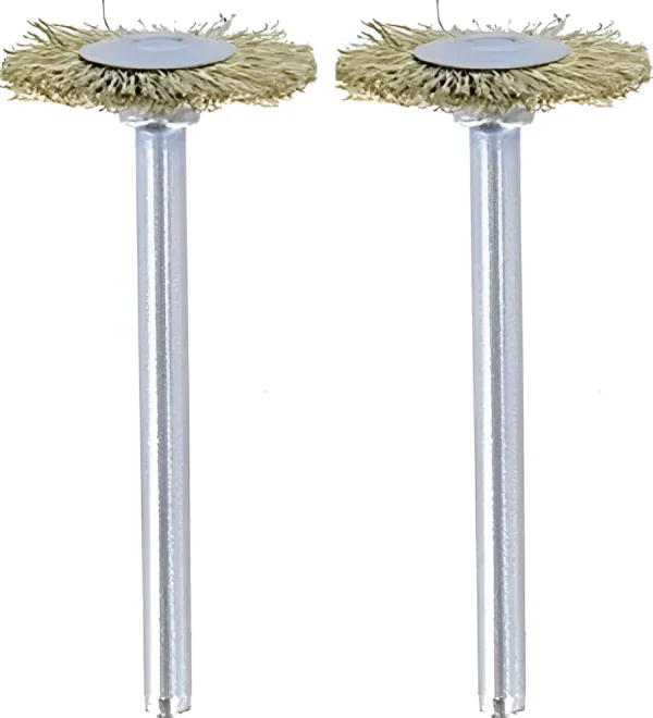 Cepillo De Bronce Para Limpieza Y Pulido Dremel 535 X 2 Unid Agua