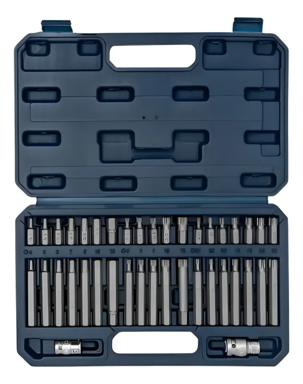 Juego Destornillador Puntas Torx Alen Multiestría 40pz 8302 Juegos De Tubos Torx