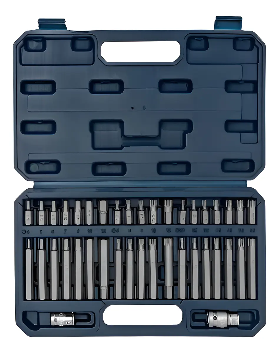Juego Destornillador Puntas Torx Alen Multiestría 40pz 8302 Juegos De Tubos Torx Juego Destornillador Puntas Torx Alen Multiestría 40pz 8302 Juegos De Tubos Torx - Imagen 1