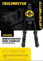 Remachadora Para Tuercas Con Roscas Métricas Crossmaster 5 - Imagen 3