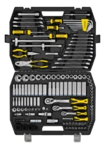 Juego De Tubos Herramientas Tipo Racing 150pcs Crossmaster Negro