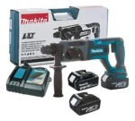 Rotomartillo Electroneumático Makita Sds Plus 18v 3 Baterias Verde Claro 50