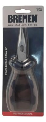 Pinza De Punta Media Caña 150mm 6 Pulgada Bremen 6341 - Imagen 3