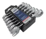Set Llaves Combinadas Cortas Bremen 7 Pz 10 Al 19 Mm 7778 Plateado - Imagen 3