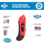 Cutter Profesional Bulit Cutter Durlock Automático Serie 800 - Imagen 3