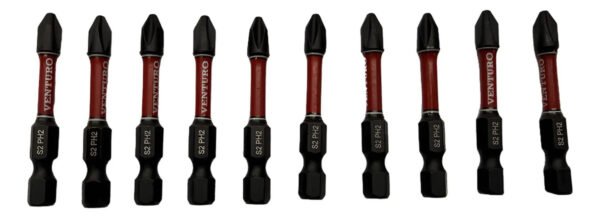 Set Kit 10 Puntas Atornillador Impacto Ph2 X 50mm Venturo