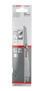 Hoja Sierra Sable 5 Piezas 6 Pulgadas Maderas Bosch S644d - Imagen 3