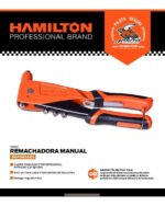 Remachadora Manual Para Trabajo Pesado Hamilton Rm12 Reforza 4 - Imagen 3