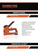 Engrampadora Clavadora Prof Hamilton 4 En 1 Profesional Pe41 - Imagen 2