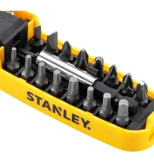 Set Kit Accesorios Puntas Atornillador Stanley 17pcs Sta2130