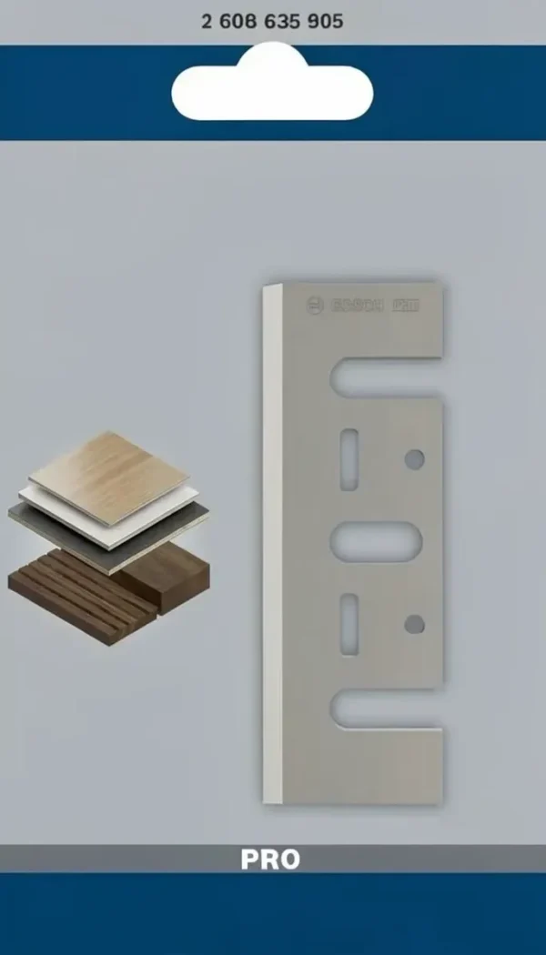 Cuchillas Reversible 82mm Cepillo Electrico Bosch 2607000193