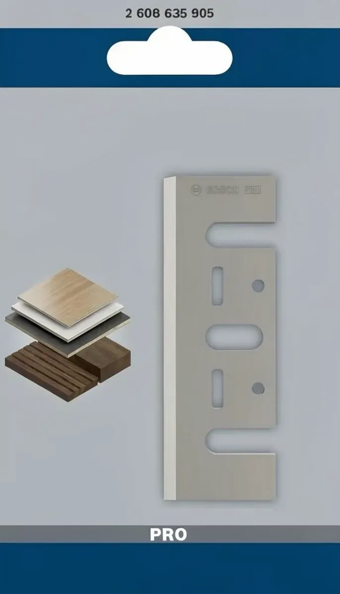 Cuchillas Reversible 82mm Cepillo Electrico Bosch 2607000193 Cuchillas Reversible 82mm Cepillo Electrico Bosch 2607000193 - Imagen 1