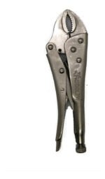 Pinza De Presion Perro De Fuerza Curva 250mm Cromo Vanadio - Imagen 3