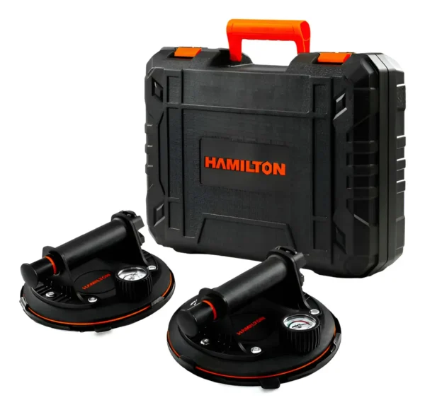 Set 2 Ventosas Sopapa Con Bomba D Vacio 8 PuLG Hamilton Vh12