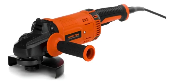 Amoladora Angular 7 PuLG Elec Hamilton 180mm Haa005 2350w Naranja 50 Hz/60 Hz