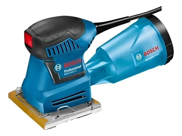Lijadora Palma Orbital Bosch Gss 140-1 A 180 W + Lijas - Azul