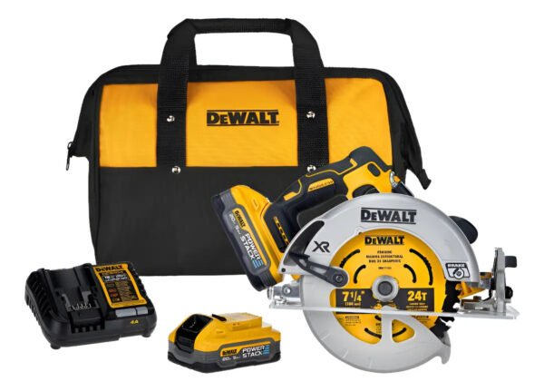 Sierra Circular 7-1/4 20v Xr 2 Bat 5ah Dewalt Dcs570h2 Bolso - Amarillo