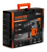 Rotomartillo Sds Plus Hamilton 1000w 4j Con Maletin Hrm002 Naranja 50 Hz/60 Hz - Imagen 2