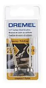 Cepillo Tipo Copa Acero Carbono X2 Para Minitorno Dremel 442 Plateado - Imagen 2