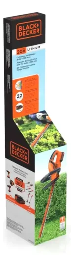 Cortacerco Inalambrico Black Decker Lht2220 55cm Batería 20v Naranja - Imagen 6