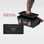 Caja Herramientas Wembley 21 Con Organizador 44x23x23 8368 Rojo - Imagen 7