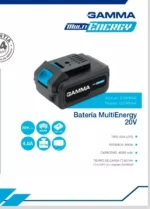 Llave De Impacto 1/2'' 20v Brushless Completo Gamma G12425 Celeste 50 - Imagen 5