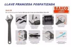 Llave Ajustable Bahco 6 Pulgadas Francesa Fosfatizada 8070 - Imagen 2