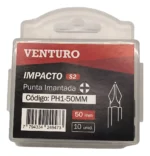 Set Kit 10 Puntas Atornillador Impacto Ph1 X 50mm Venturo - Imagen 2