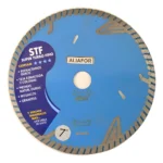 Disco Diamantado 7 PuLG. Aliafor Stf Super Turbo Fino 180mm Celeste