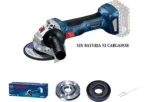 Amoladora Angular Inalámbrica Bosch Brushless Gws 18-li 90e0 Azul 50hz - Imagen 2