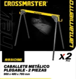 Juego Caballete Metalico Plegable Construccion Crossmaster - Imagen 4