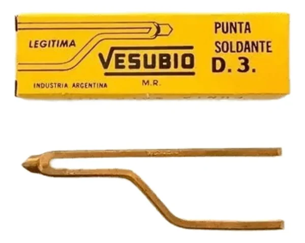 Punta Soldante Mod. D3 Horizontal Para Soldador Vesubio